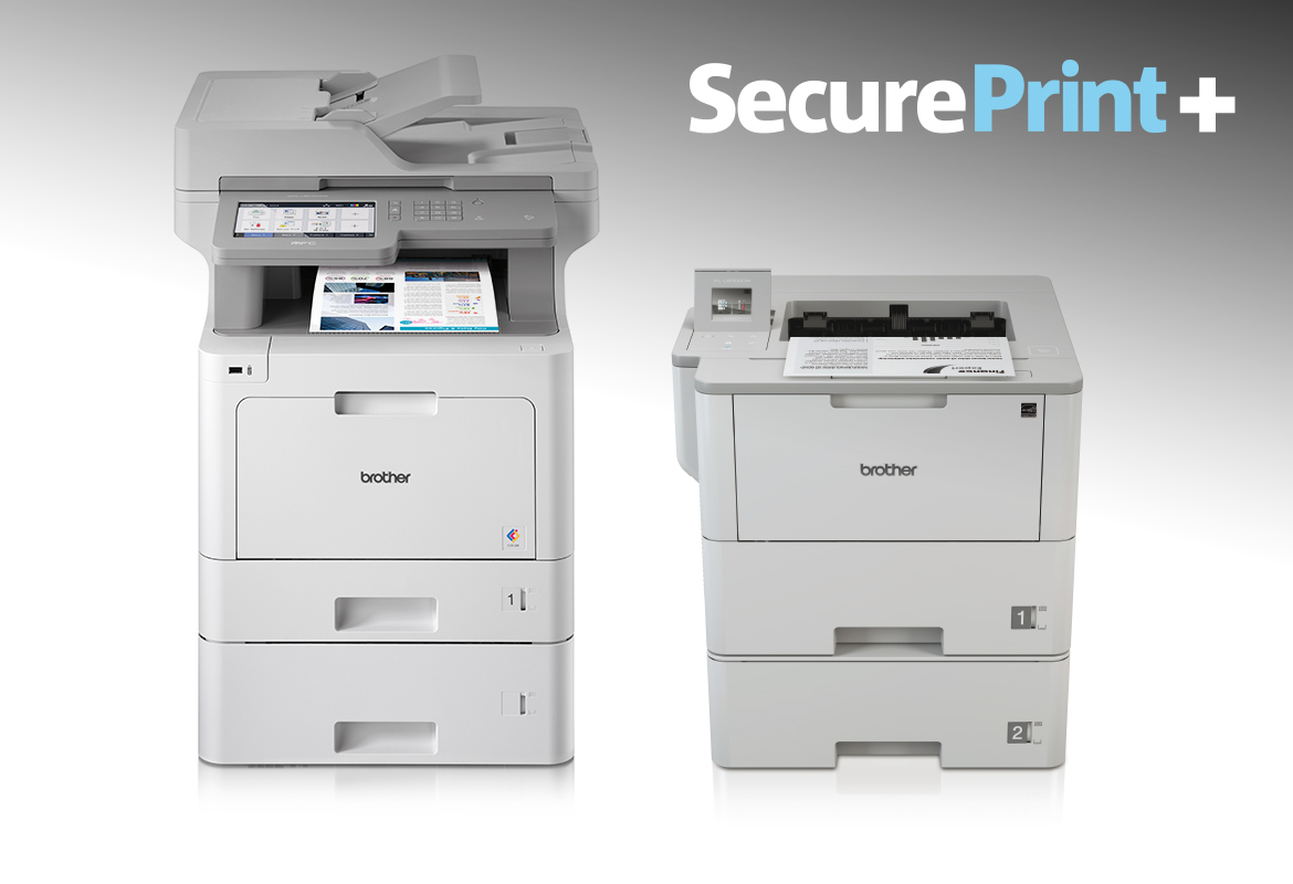 Impresoras SecurePrint+ MFC-L9570CDWTSP y HL-L6400DWTSP