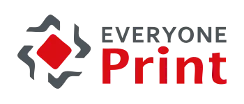 Everyone Print logo with transparent background