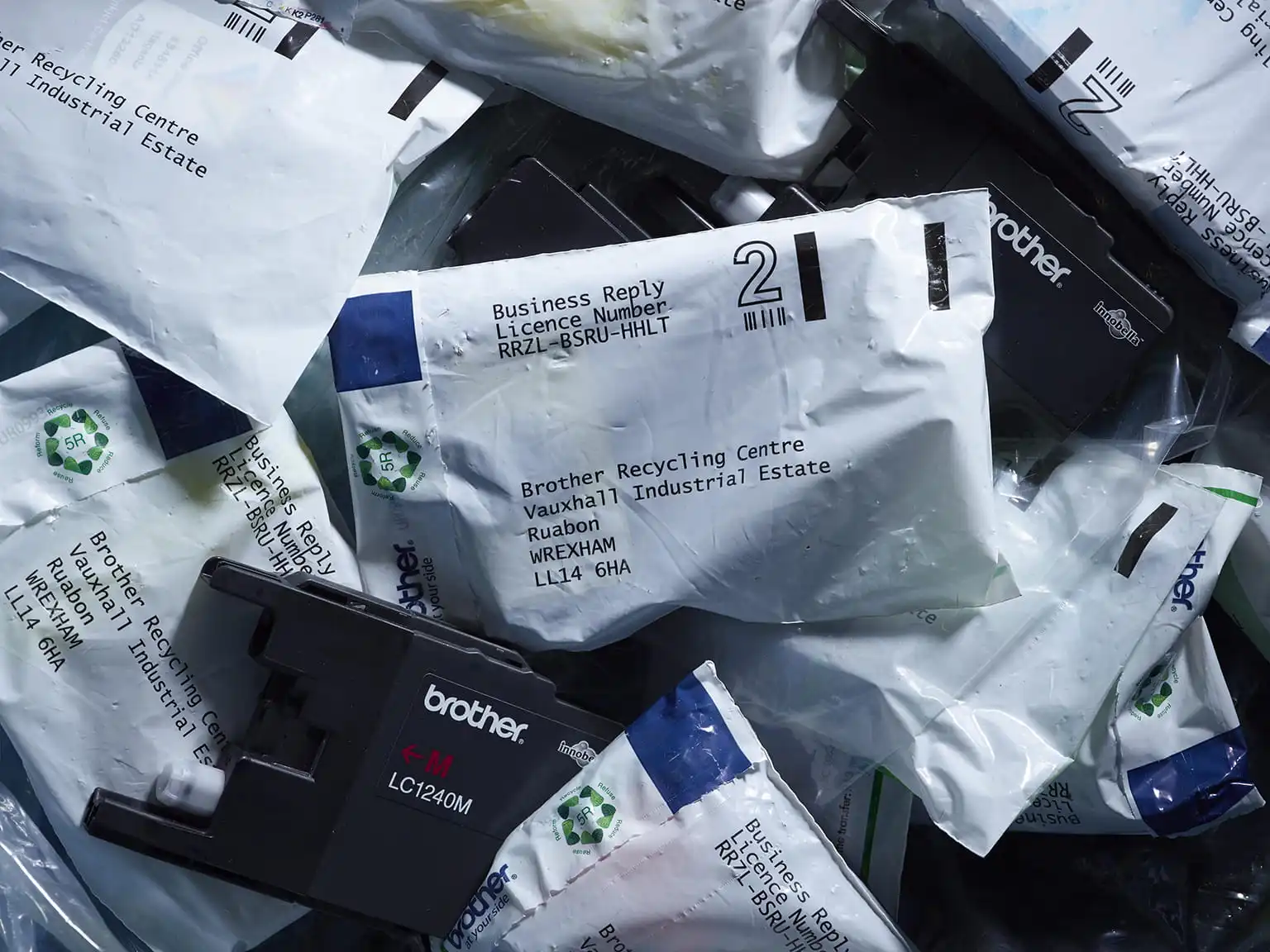 Sobres para reciclaje de consumibles Brother