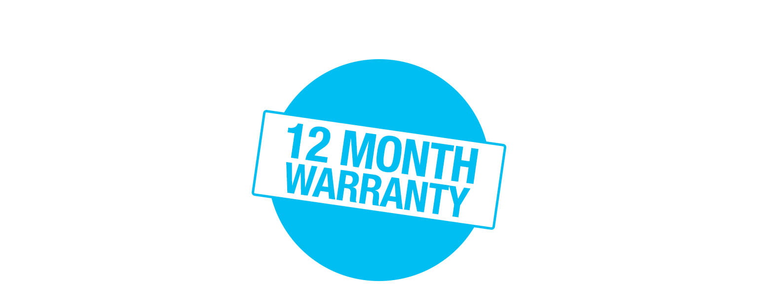 12 month warranty icon