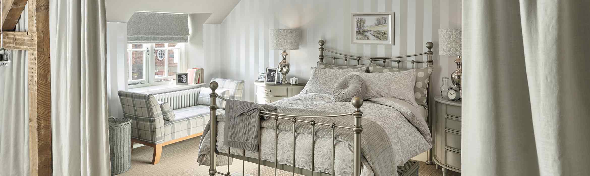 Bedroom kitted out with Laura Ashley furniture