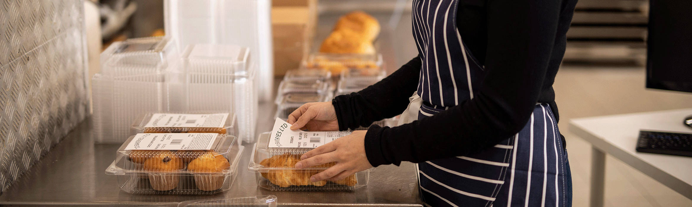 Soluciones de etiquetado Brother para alimentos preparados