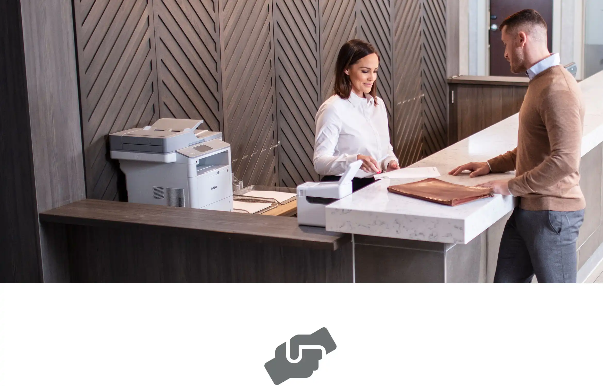 Soluciones de impresión Brother para servicio atención al cliente