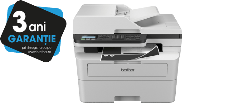 Poza produsului Brother MFC-B7800DN cu autocolant 3 ani garanție