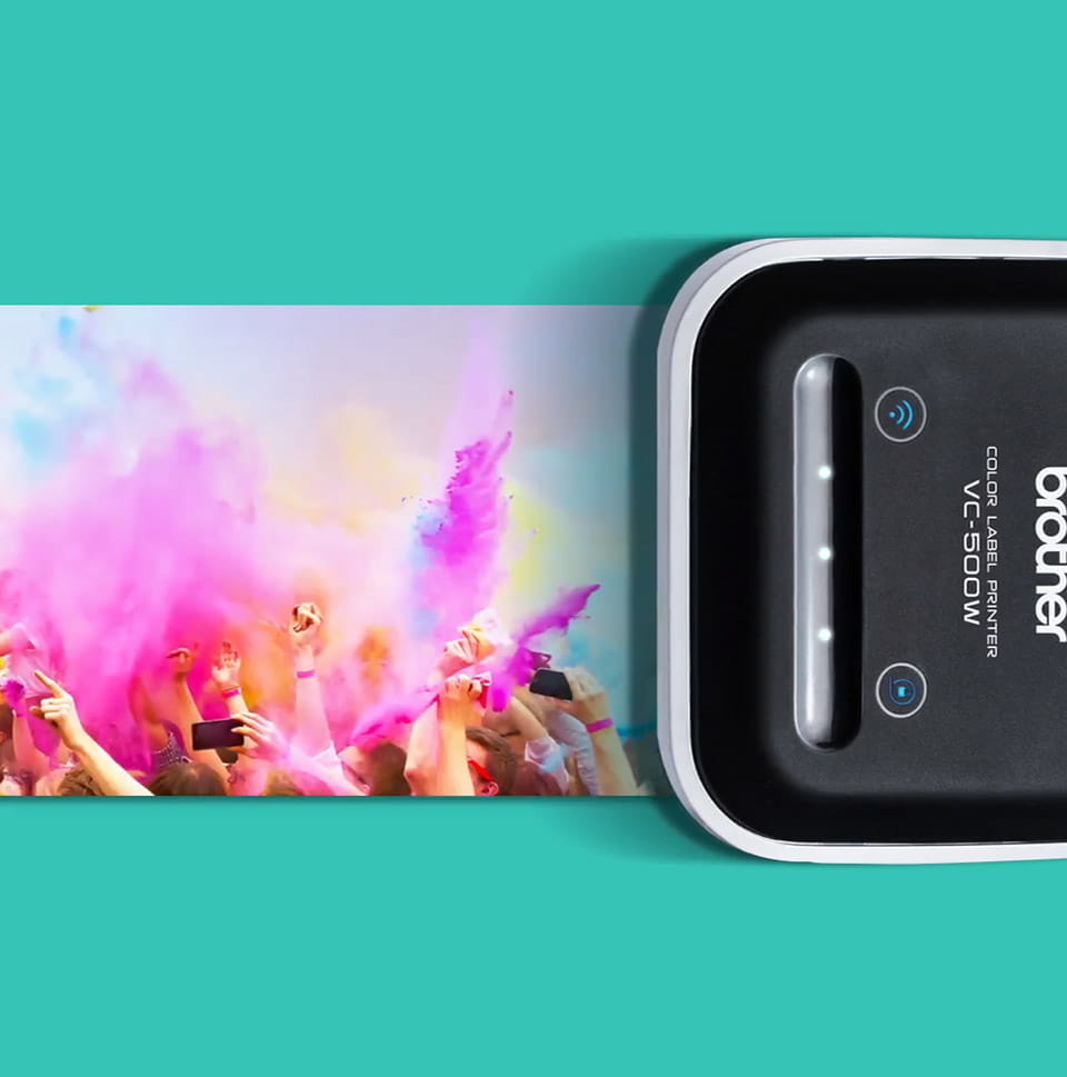 Crea etiquetas de distintos tamaños con app Color Label Editor 2 Brother