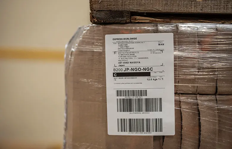 Impressoras industrias de etiquetas Brother para setor transporte e logística