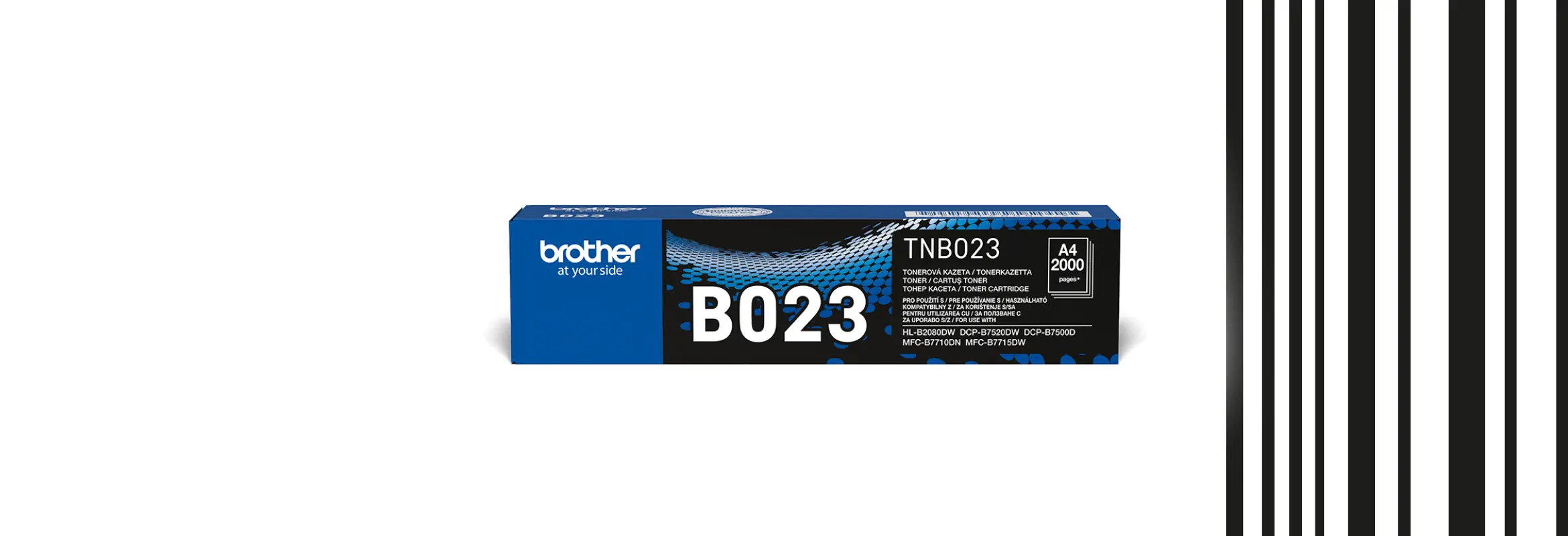 TNB023 nový obrázek balíčku s pozadím čárového kódu
